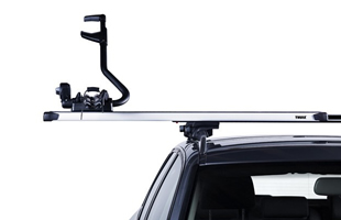 thule slide bar on car